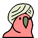 :parrot_turban