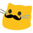 :blobcatmoustache