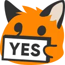 :blobfox_sign_yes