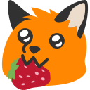 :blobfoxnomstrawberry