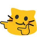 :blobcatfingerguns2