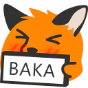 :blobfoxsignbaka