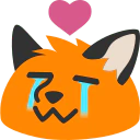 :blobfox_melt_sob_love