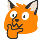 :blobfox_think_owo