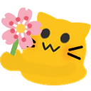 :blobcat_flower