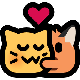 :neofox_hug_cat