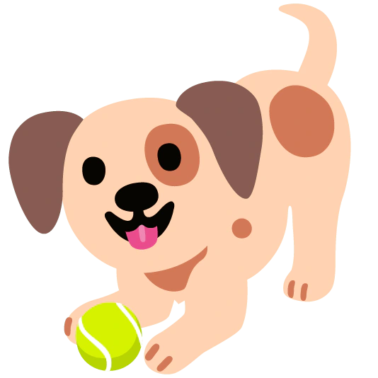 :noto_playing_tennisball_dog