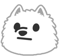 :blobsamoyedunamused