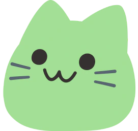 :blobcat_fu_green