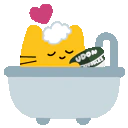 :blobcat_hug_udon_bath