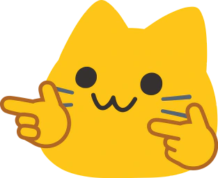 :blobcat_fu_fingerguns