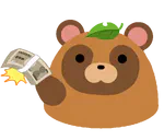 :blobtanuki_moneyslap