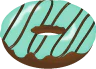 :chocolate_mint_donut