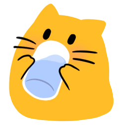 :blobcat_drink_water