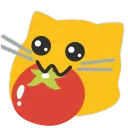 :blobcatnomtomato