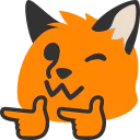 :blobfoxfingerguns