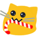 :blobcatnomcandycane