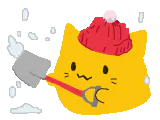 :ablobcat_silico_shoveling_snow