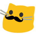 :blobcatmoustache