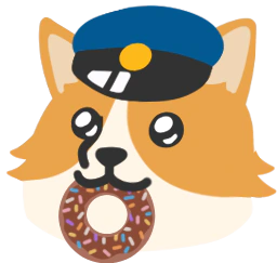 :blobcorgipolicedonut