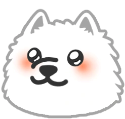 :blobsamoyedcuteblush