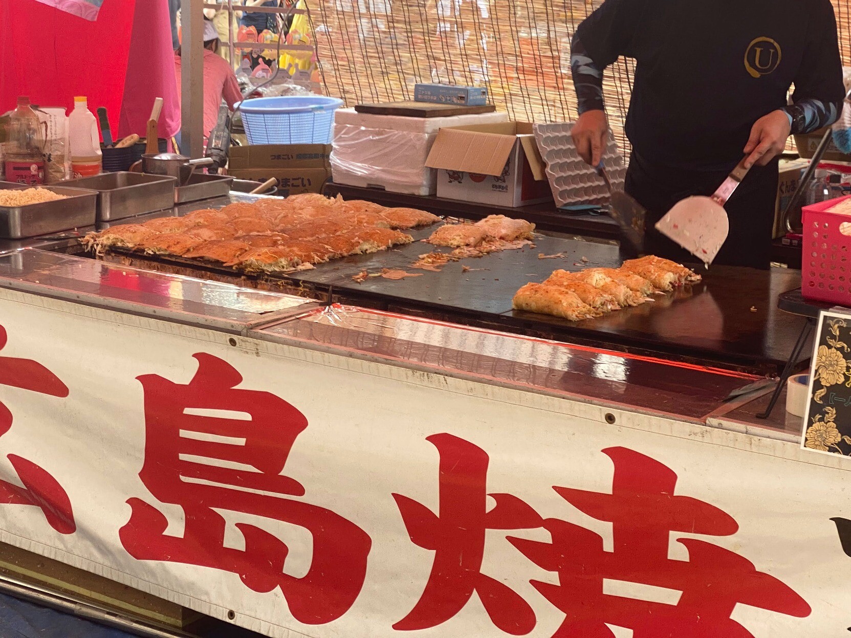 バーベキューに 海の家 鉄板焼き グリドル 焼きそば 便利な持ち手付き